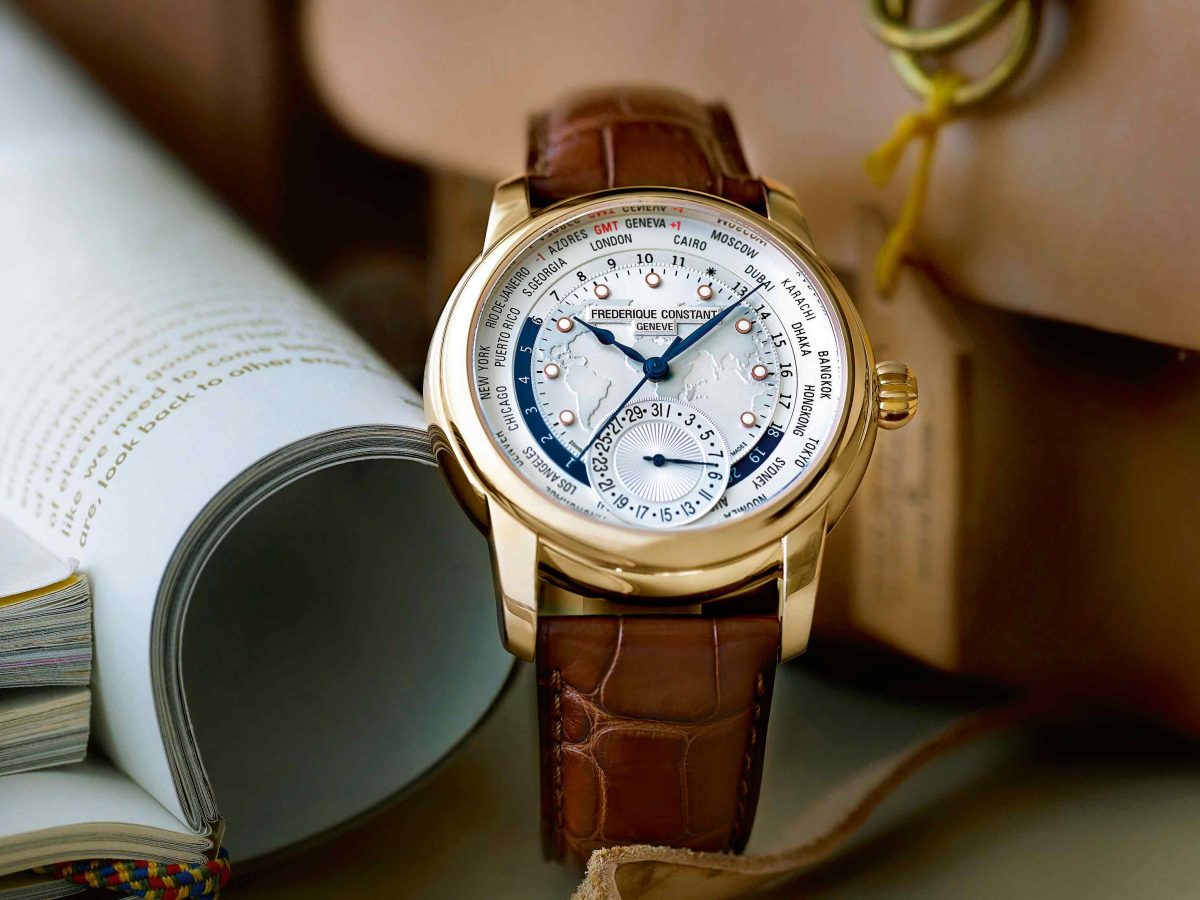 Часы Frederique constant Worldtimer