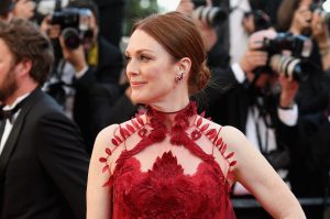 CANNES, FRANCE - MAY 17:  Actress Julianne Moore attends the "Ismael's Ghosts (Les Fantomes d'Ismael)" screening and Opening Gala during the 70th annual Cannes Film Festival at Palais des Festivals on May 17, 2017 in Cannes, France.  (Photo by Dominique Charriau/WireImage)