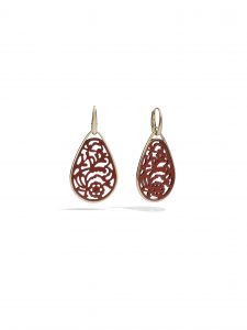 VICTORIA earrings with red rhodoid by Pomellato - AED12800